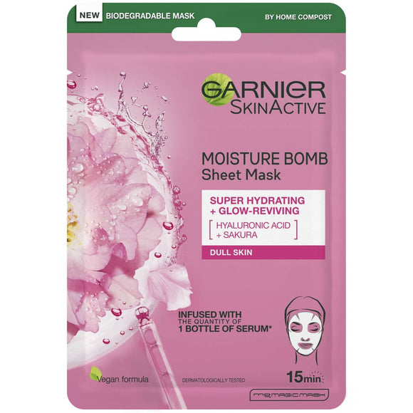 Garnier SkinActive Moisture Bomb Tissue Mask Sakura