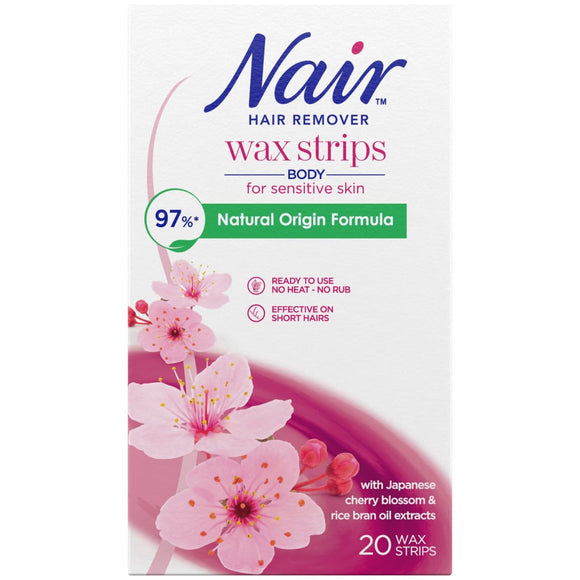 Nair Hair Remover Body Wax Strips 20pk