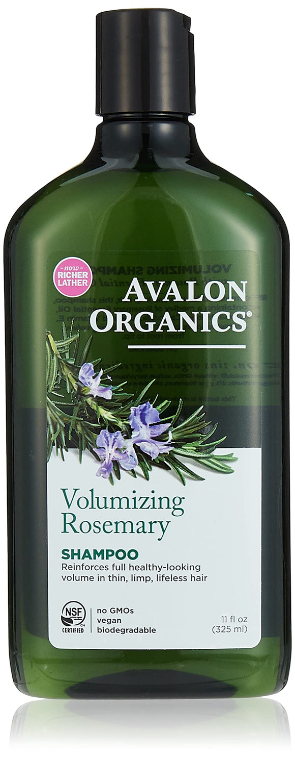 Avalon Organics, Shampoo, Volumizing, Rosemary 325 ml